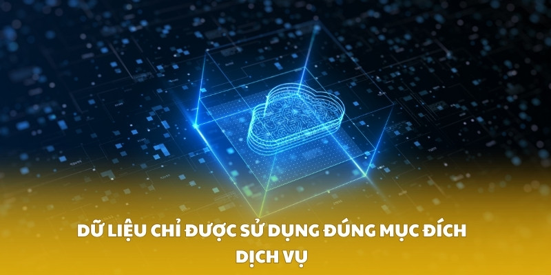 Dữ liệu chỉ được sử dụng đúng mục đích dịch vụ