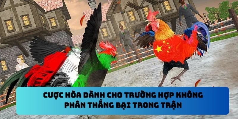 Cược hòa dành cho trường hợp không phân thắng bại trong trận
