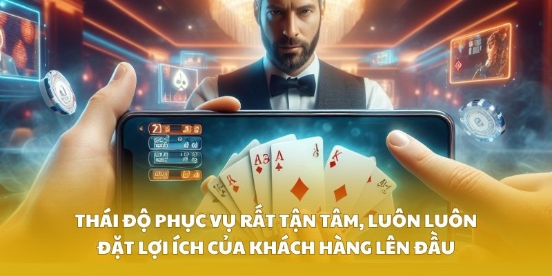 Thái độ phục vụ rất tận tâm, luôn luôn đặt lợi ích của khách hàng lên đầu